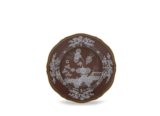 Oriente Italiano Flat Dinner Plate - Castagna