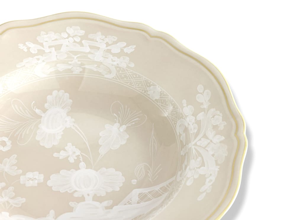 Oriente Italiano Soup Plate - Meringa