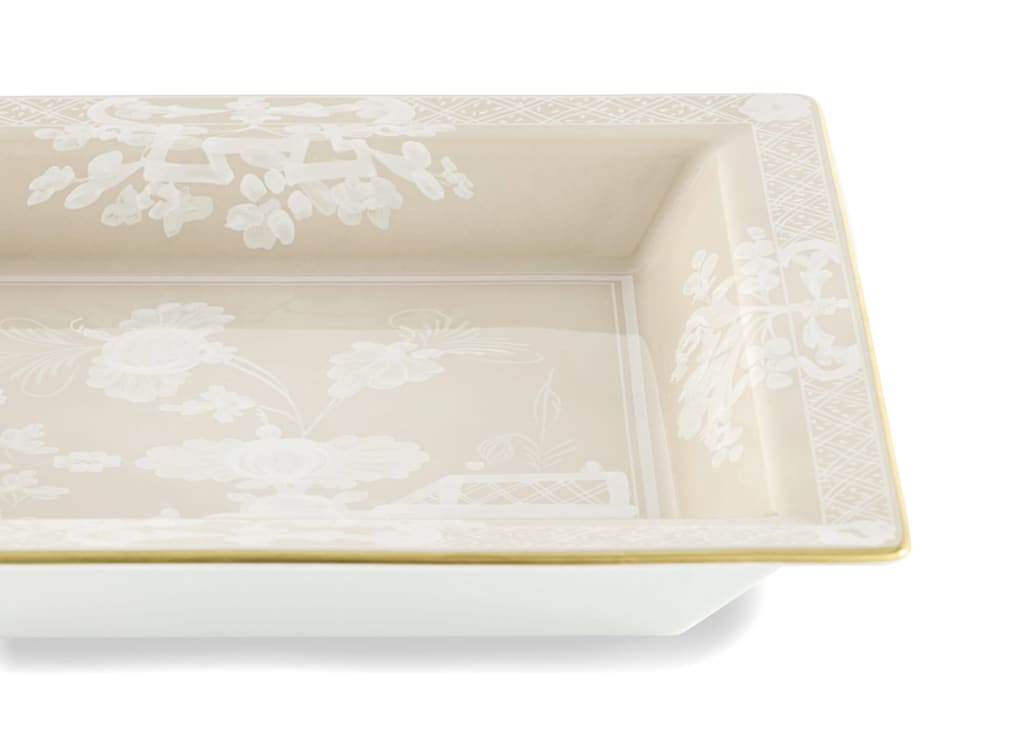 Oriente Italiano Large Square Change Tray - Meringa