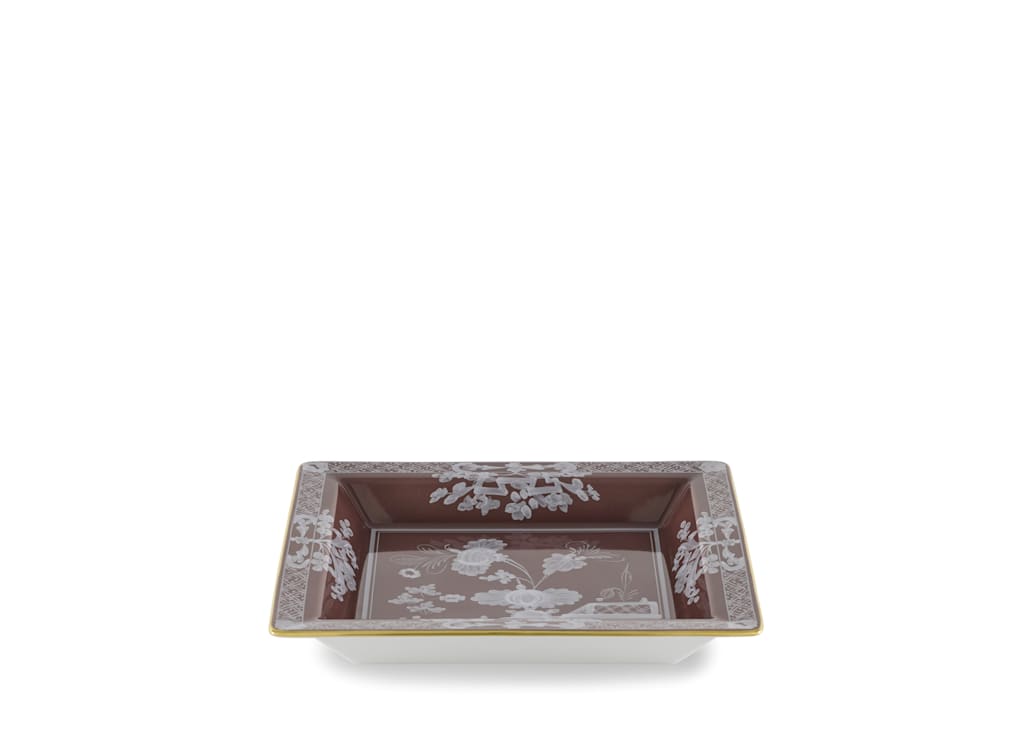 Oriente Italiano Large Square Change Tray - Castagna