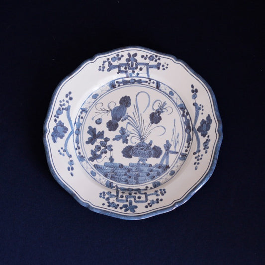 VIDA Faenza 11" Dinner Plate Set/4 - Blue & White