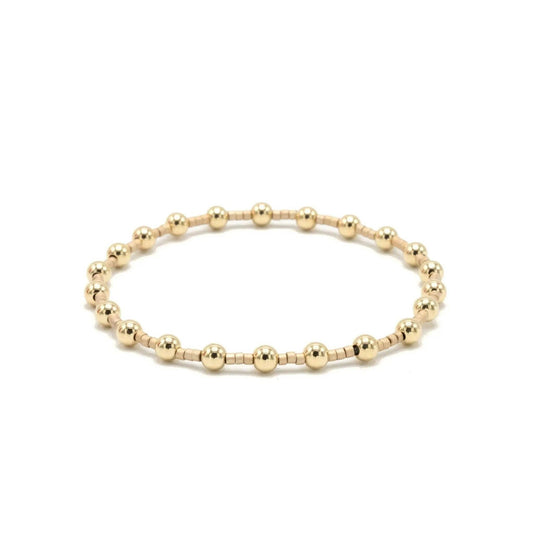 Coastal Golden Newport Gold filled Waterproof Bracelet: 6.5"