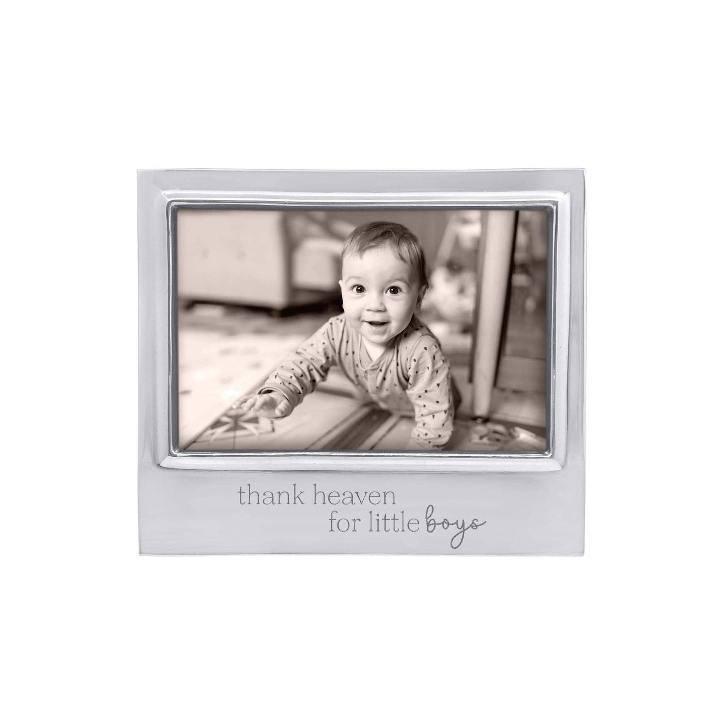 THANK HEAVEN FOR LITTLE BOYS Signature 4x6 Frame
