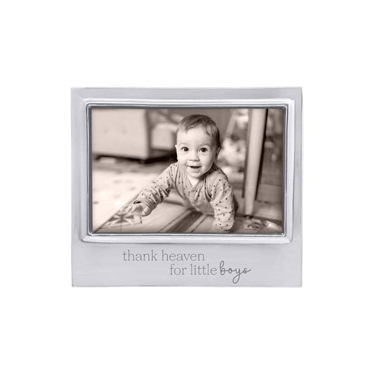 THANK HEAVEN FOR LITTLE BOYS Signature 4x6 Frame