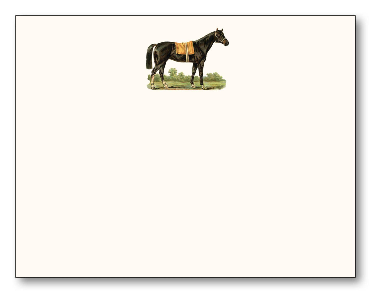 Horse Flat Card