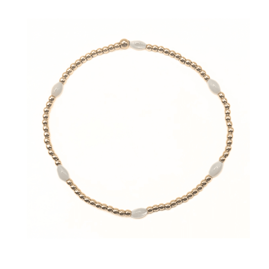 The Aspen Bracelet in White Opal - 6.5