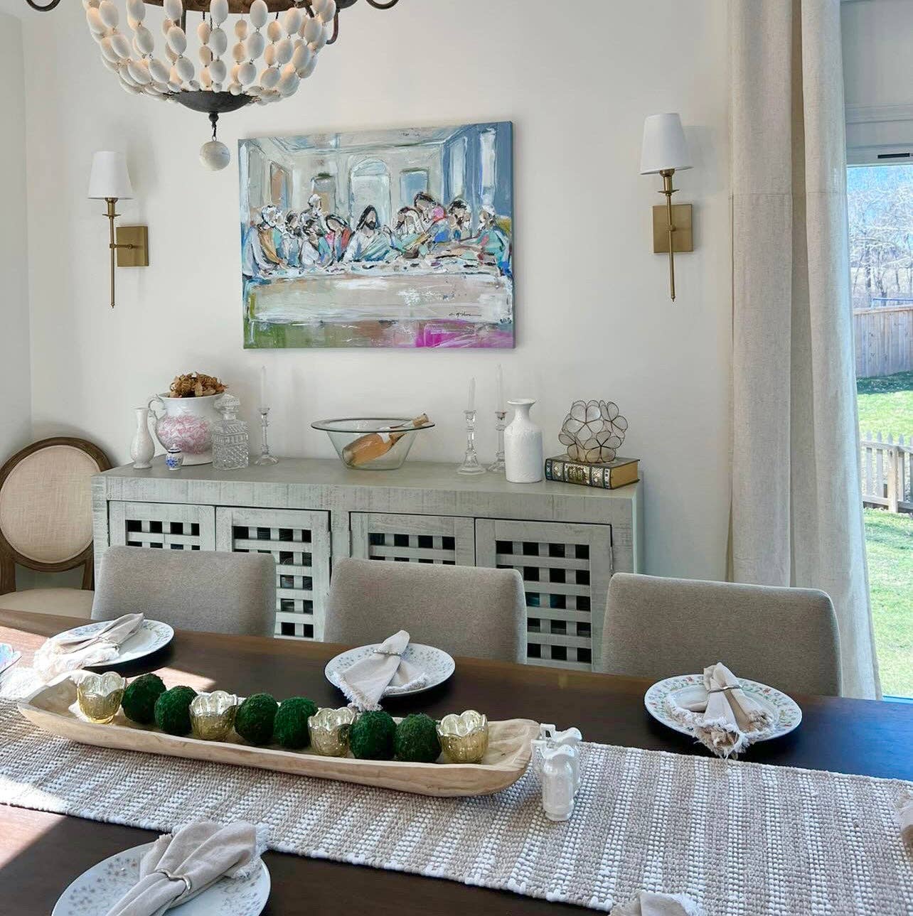 "The Legacy Meal II" Canvas Print: 10X8"