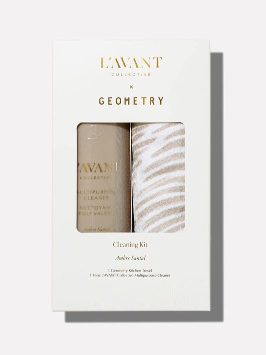 L'AVANT x Geometry Cleaning Kit - Ambre Santal