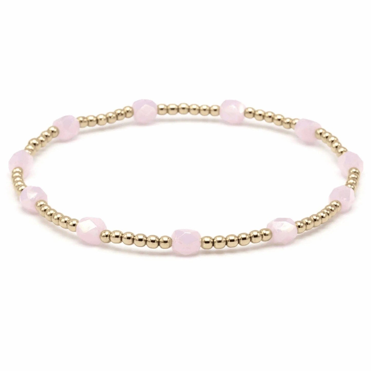 The Key West Bracelet in Light Pink - 6.5"