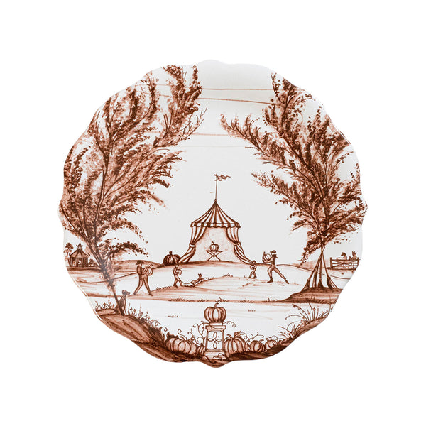 Country Estate Party Plate Assorted Set/4 - Harvest