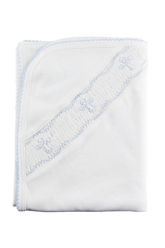 Pima Cotton Baby Boy Cross Blanket