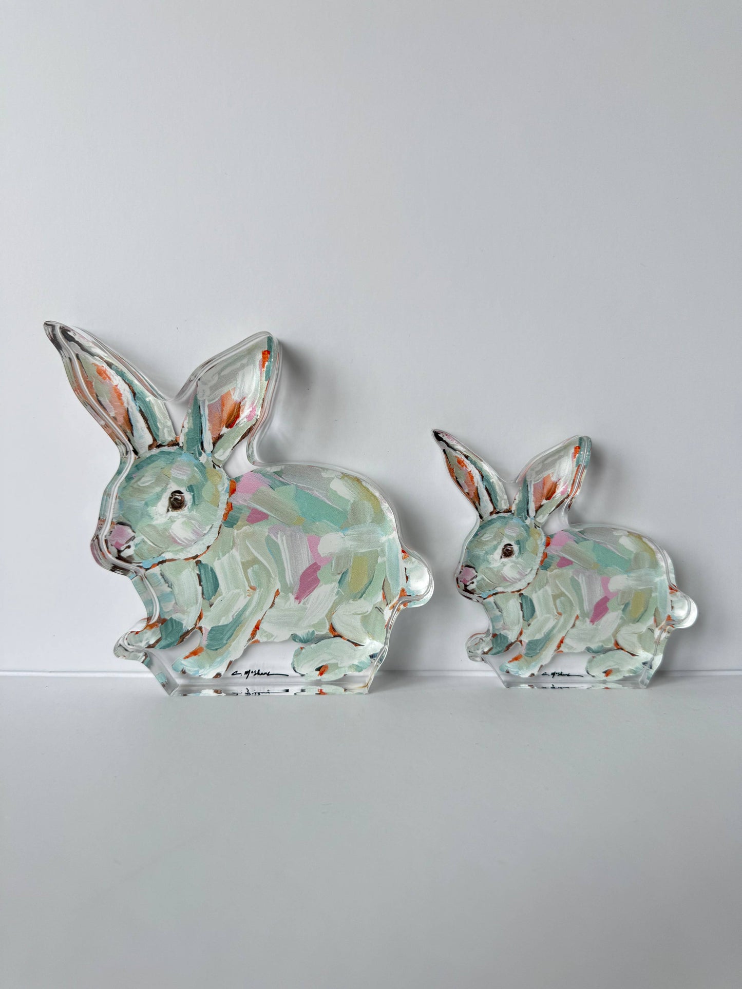 “Bunny Hunny” Acrylic : Mini