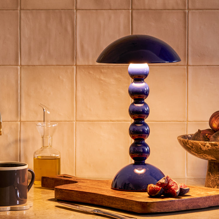 Bobbin LED Lamp - Navy