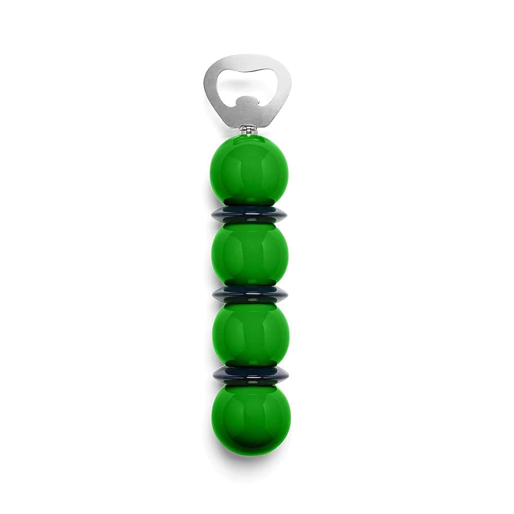 Bobbin Bottle Opener - Leaf Green & Navy