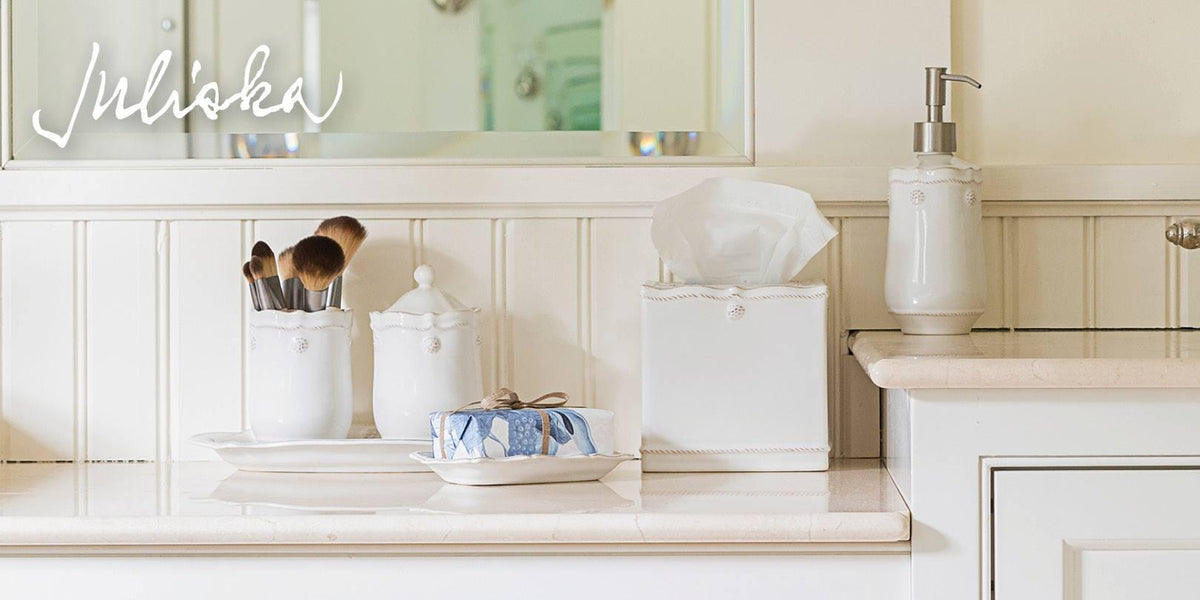 Berry & Thread Bath Whitewash Soap Dispenser