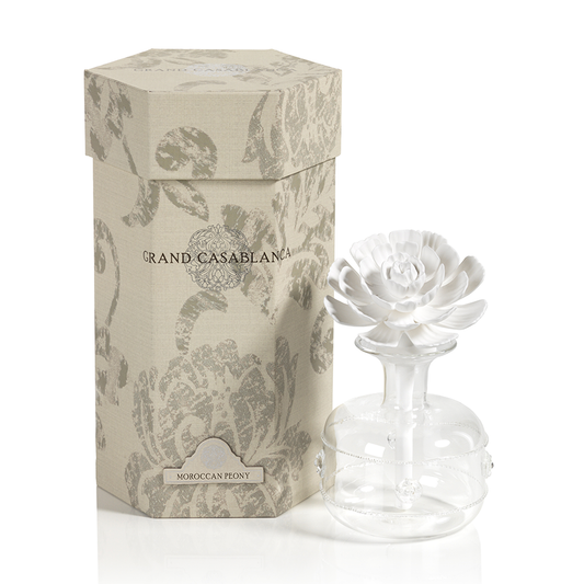 Grand Casablanca Porcelain Diffuser - Moroccan Peony