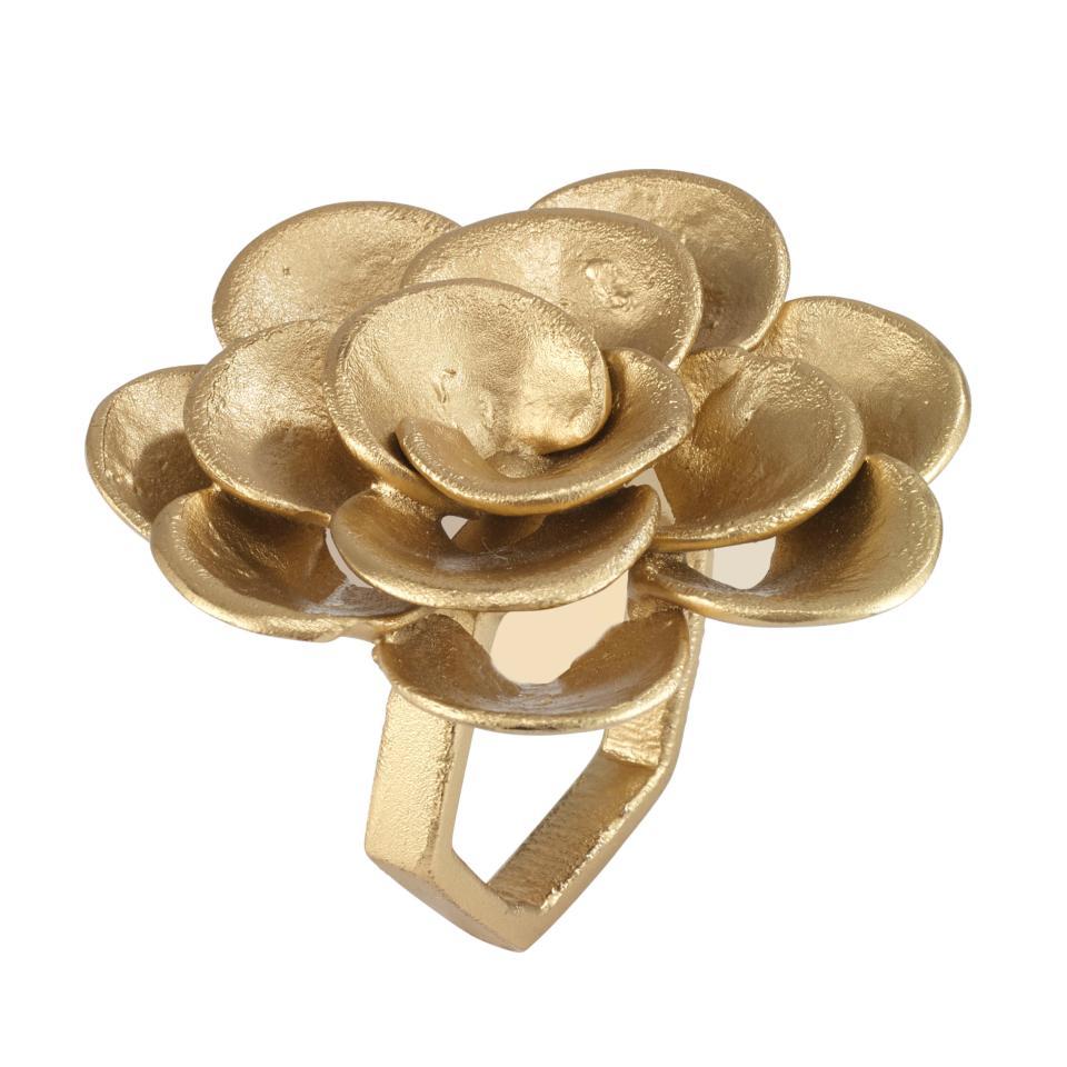 Camellia Napkin Ring - Set/4