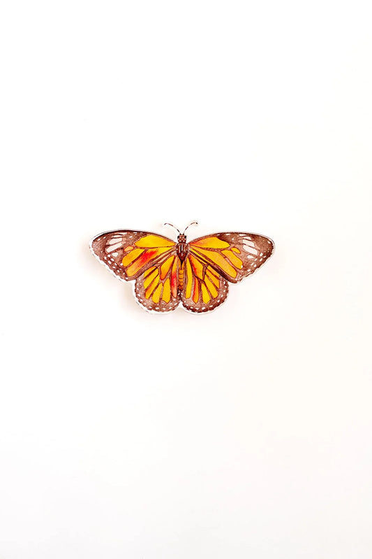Monarch Butterfly Acrylic Art Block - Large