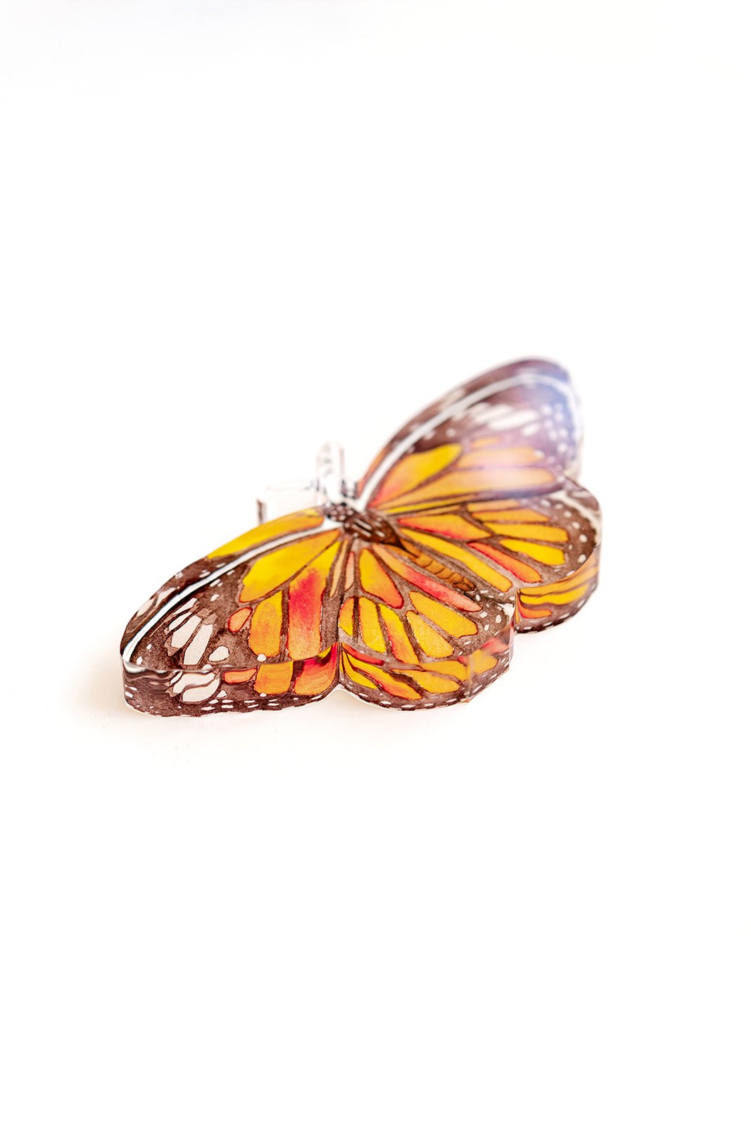 Monarch Butterfly Acrylic Art Block - Large