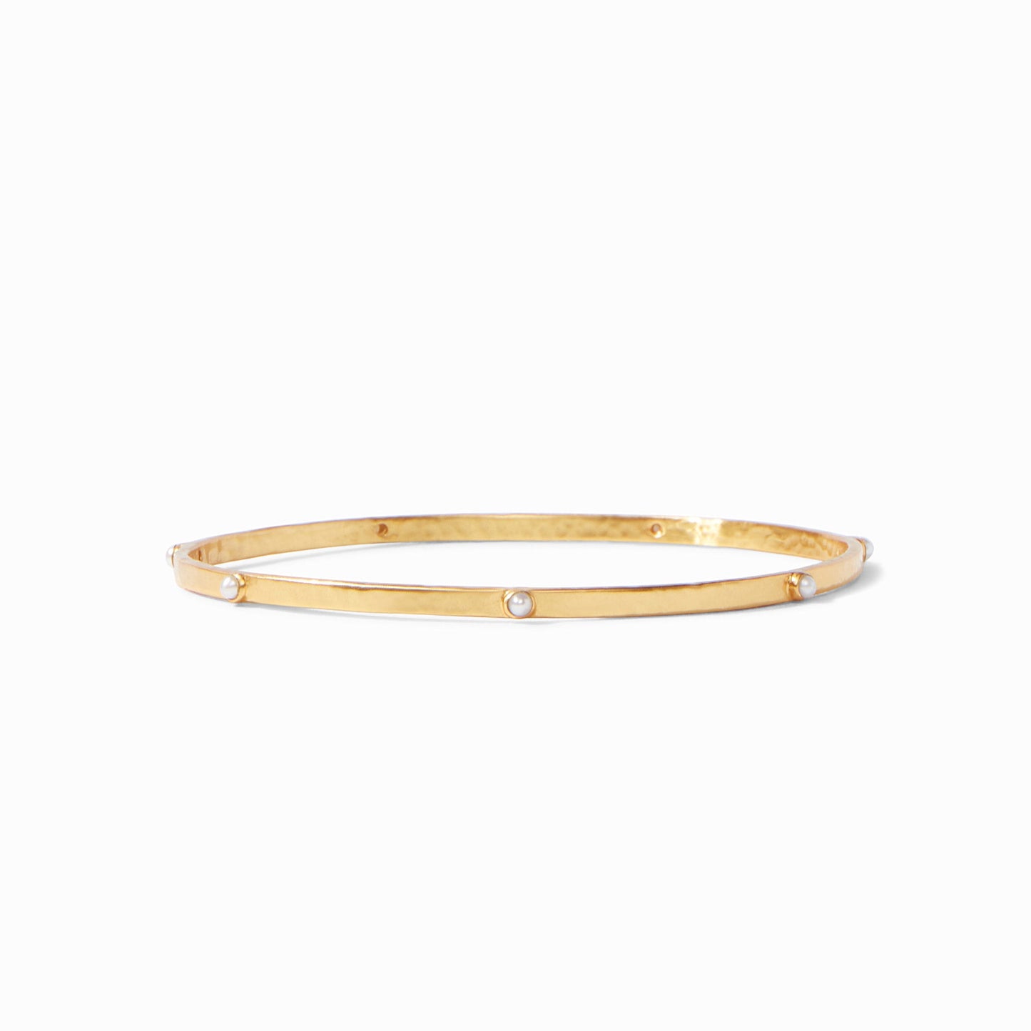 Crescent Stone Bangle - Medium