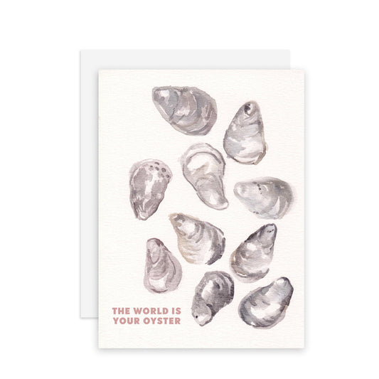 World Is Your Oyster Notecard