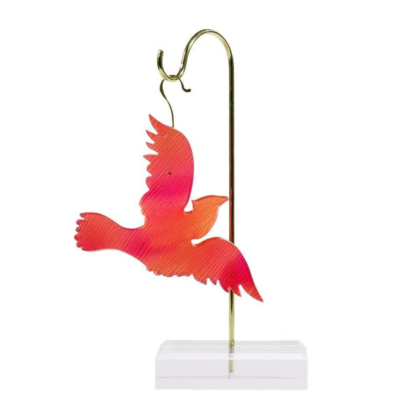 Acrylic Ornament Stand - Brass