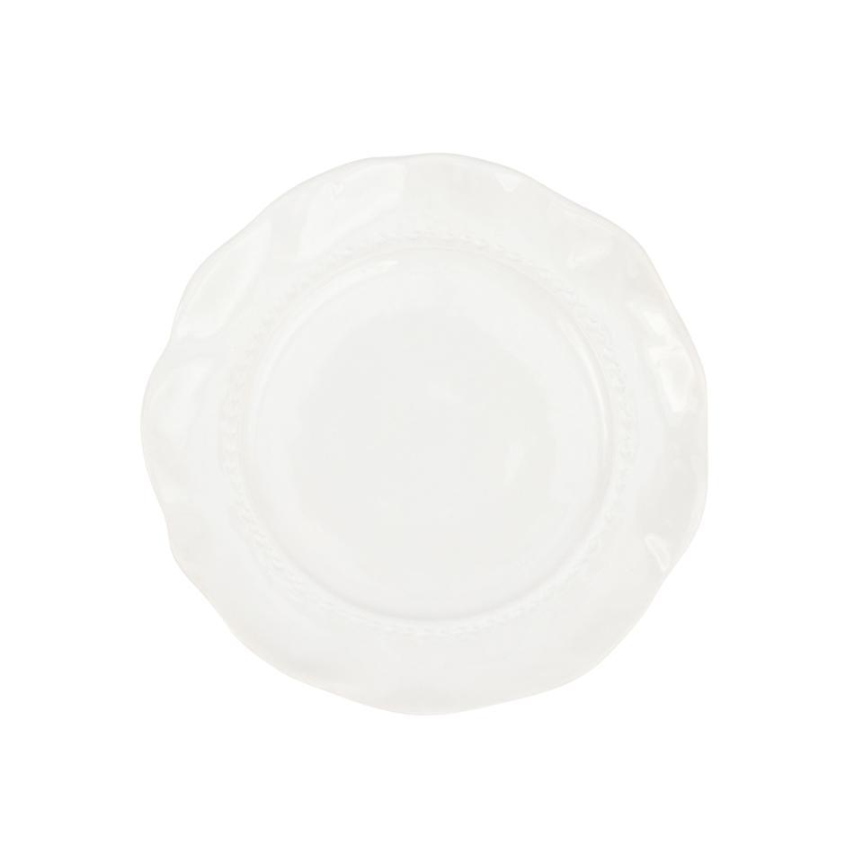 Giorno Salad Plate - White