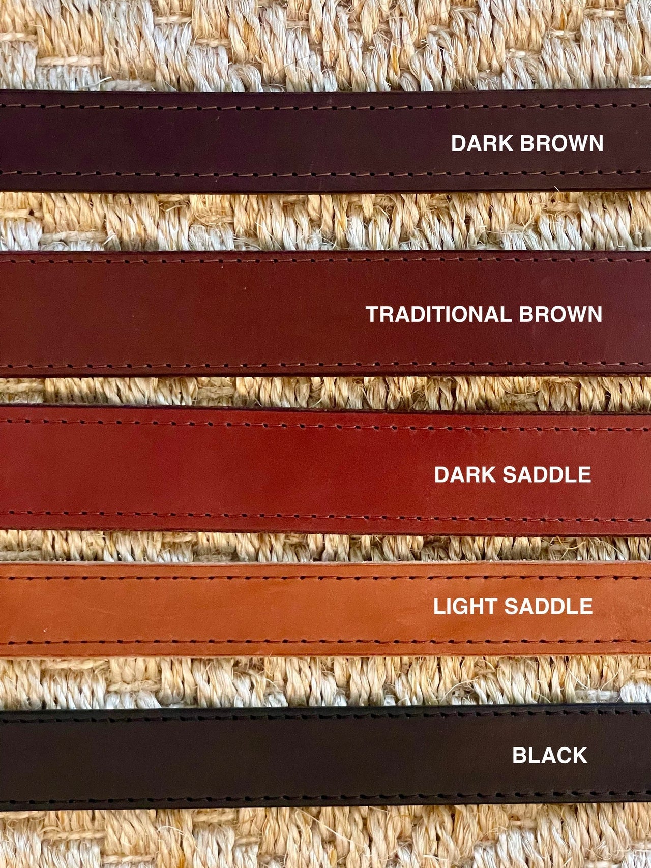 Brisket Supply Custom Belt 1.25" Dark Saddle (Engraved)