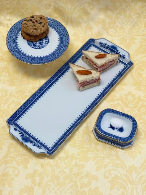 Imperial Blue Sandwich Tray