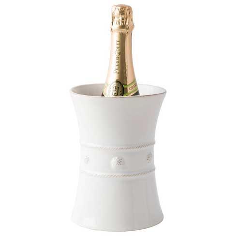 Berry & Thread Utensil Crock/Wine Cooler - Whitewash