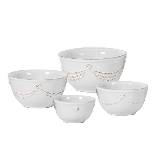 Berry & Thread Nesting Prep Bowl - Whitewash, Set/4