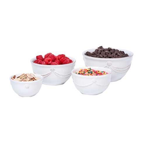 Berry & Thread Nesting Prep Bowl - Whitewash, Set/4