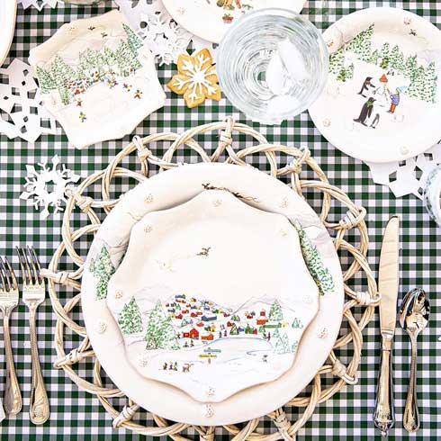 Berry & Thread North Pole Dessert/Salad Plate