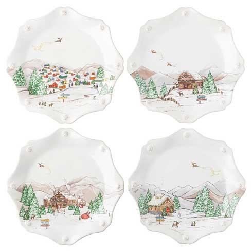 Berry & Thread North Pole Dessert/Salad - Assortment, Set/4