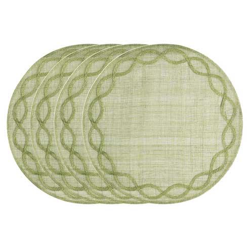 Tuileries Garden Placemat Set/4 - Pistachio