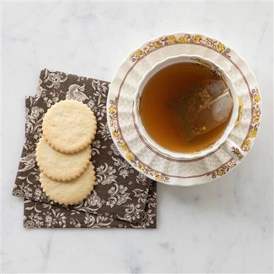 Brown Regal Peacock Cocktail Napkin