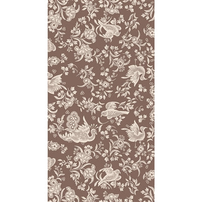 Brown Regal Peacock Guest Napkin