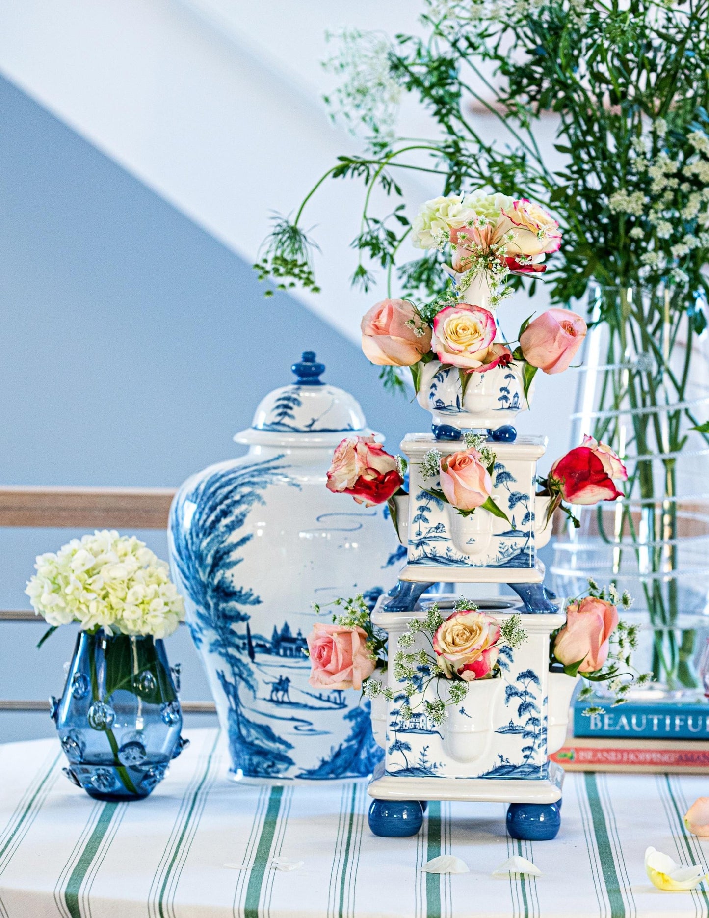 Country Estate Saucer - Delft Blue