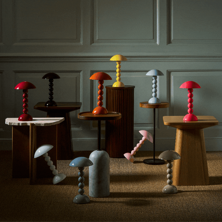 Bobbin LED Lamp - Cappuccino