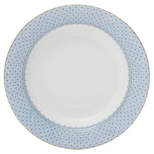 Lace Cornflower Rim Soup Plate