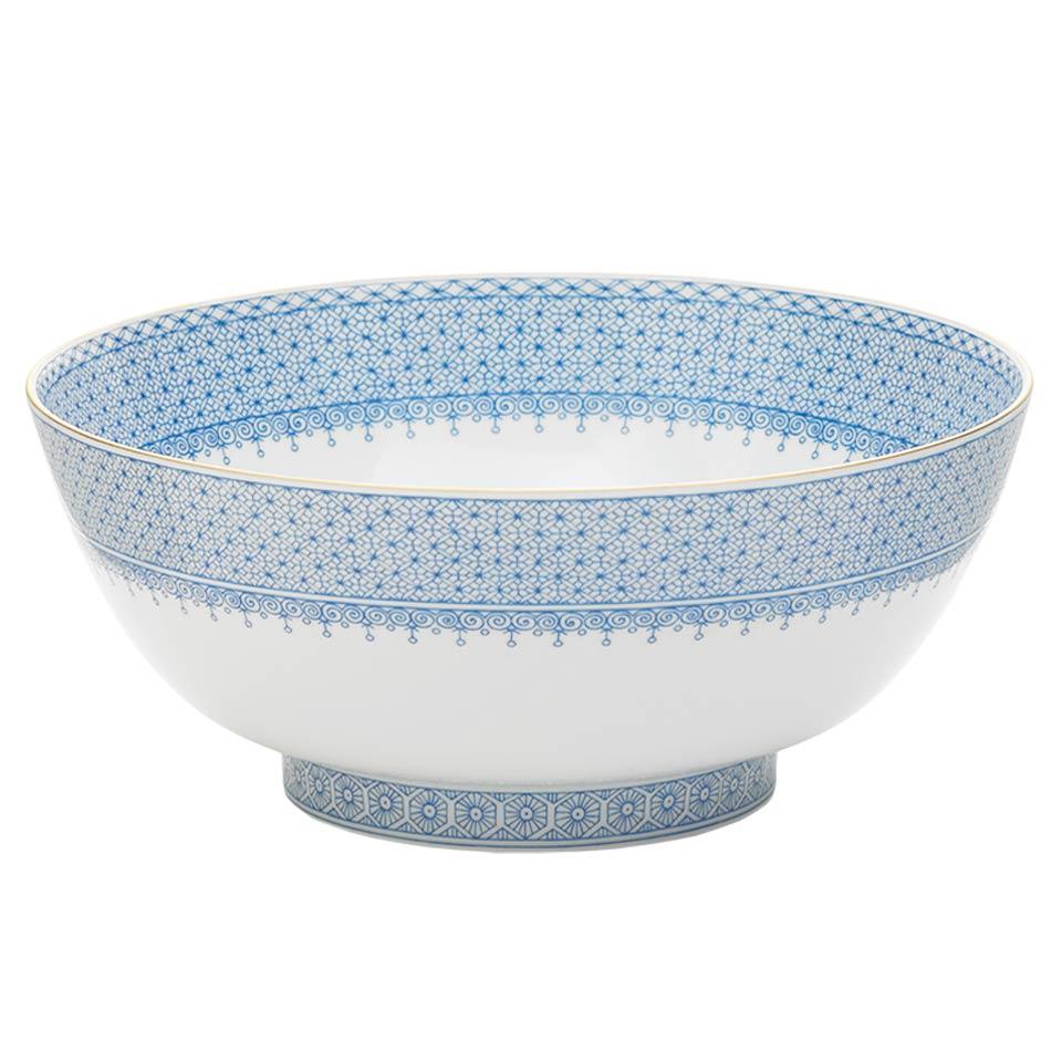 Lace Cornflower Round Bowl
