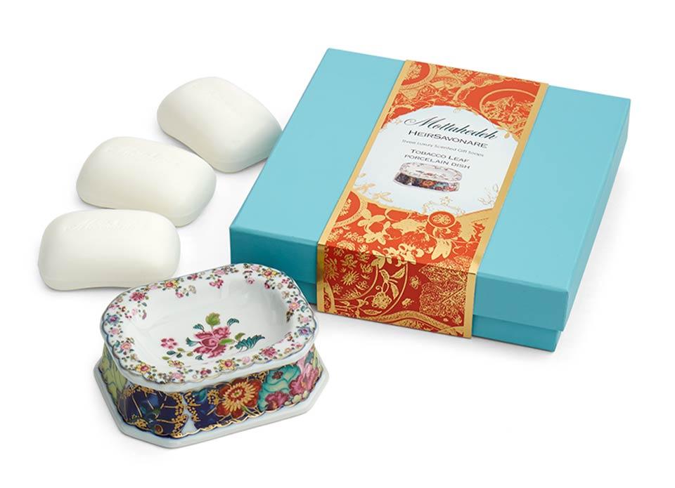Tobacco Leaf Heirsavonare Gift Soap Set
