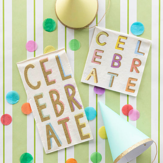 Celebrate Cocktail Napkins
