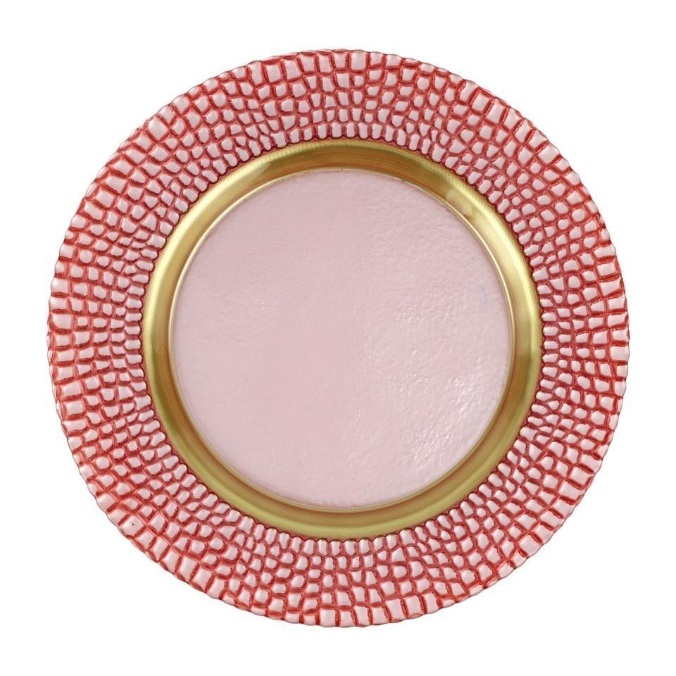 Pelli Glass Charger - Pink