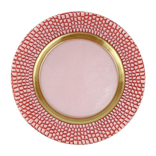 Pelli Glass Charger - Pink