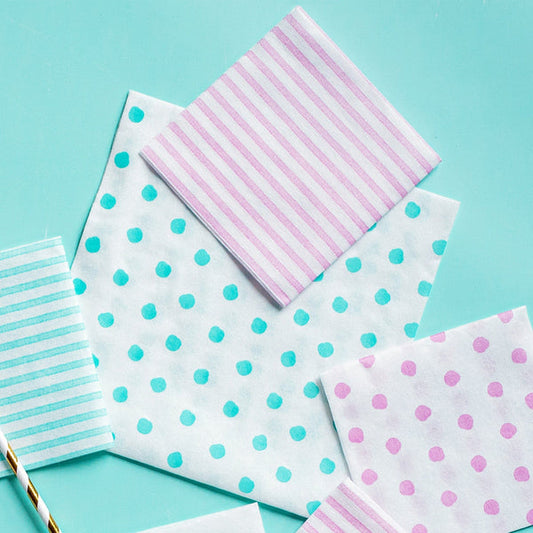 Papersoft Napkins Capri Pink Cocktail Napkins