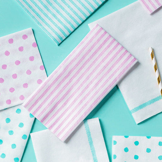 Papersoft Napkins Capri Pink Guest Towels