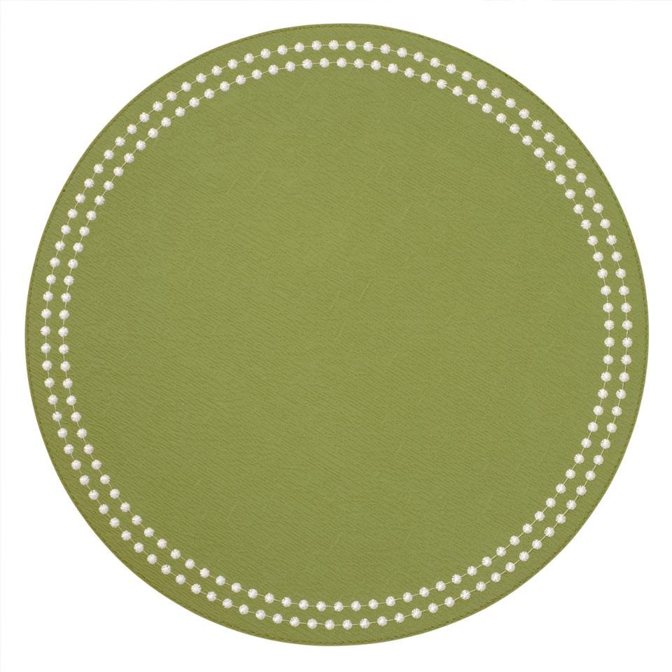 Grass/White Placemat Set/4