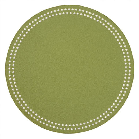 Grass/White Placemat Set/4