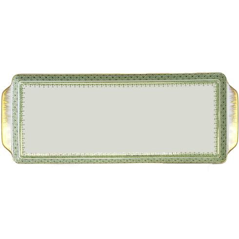Apple Green Lace Sandwich Tray
